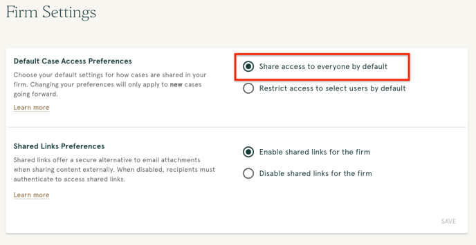Firm Settings Page - Share with everyone-1